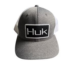 HUK Grey and Black Snapback.